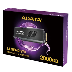 Adata Legend 970 - Ssd - 2000 Gb - Pci Express 5.0 X4 (Nvme)