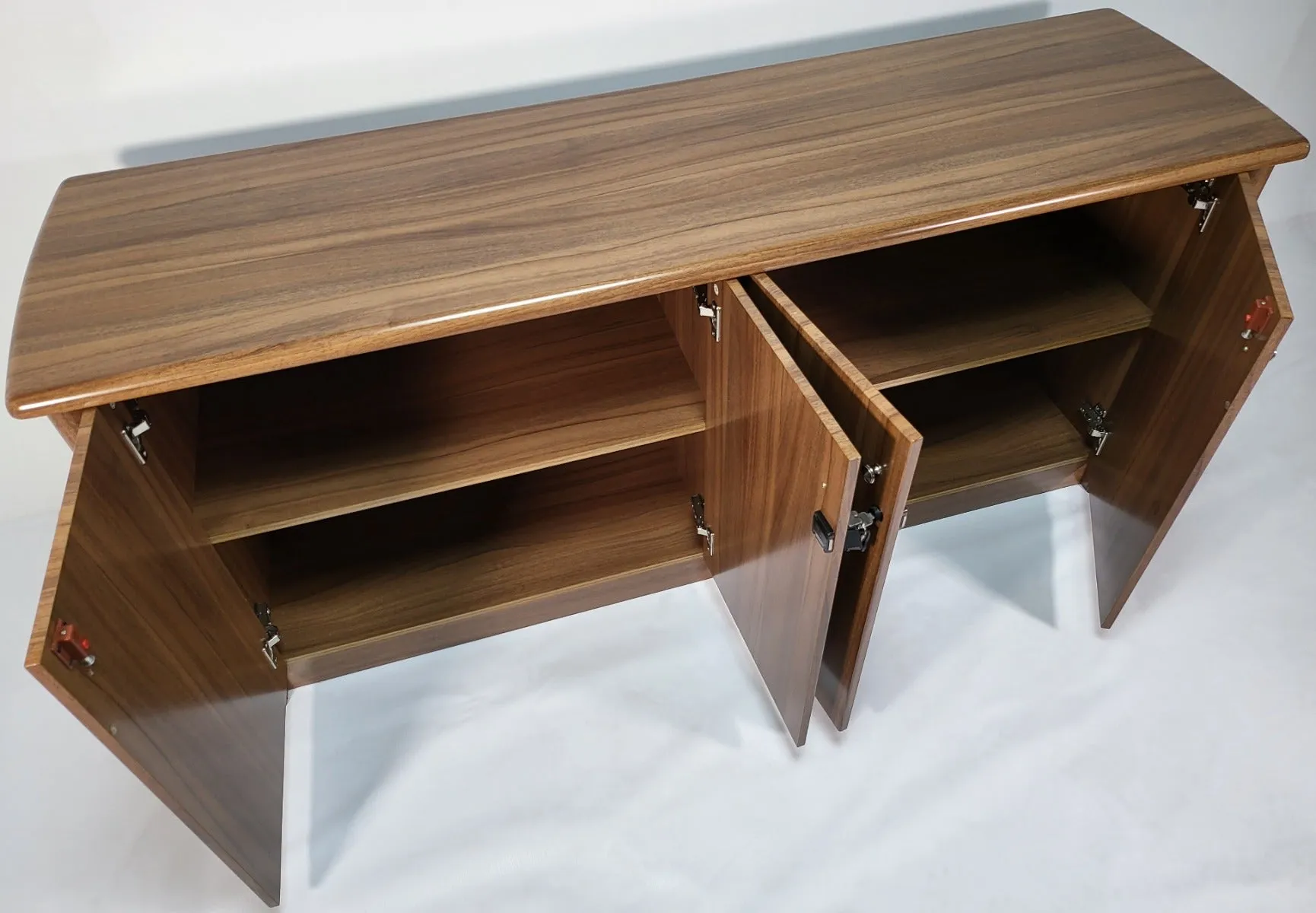 Light Oak Four Door Cupboard - 6846T-4DR