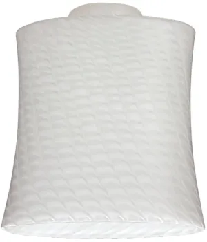 Westinghouse 8141200 Light Shade, Slightly Flared, Glass, White :EA: QUANTITY: 1
